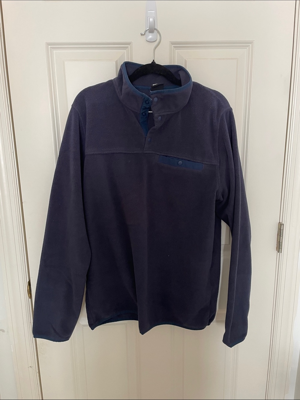32 Degrees Navy Quarter-Snap Fleece Pullover